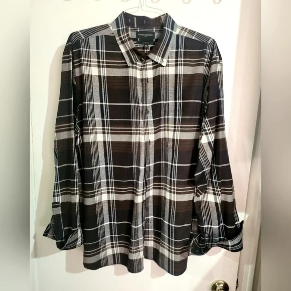 Men's Banana Republic button-down Flannel shirt - Picture 1 of 4